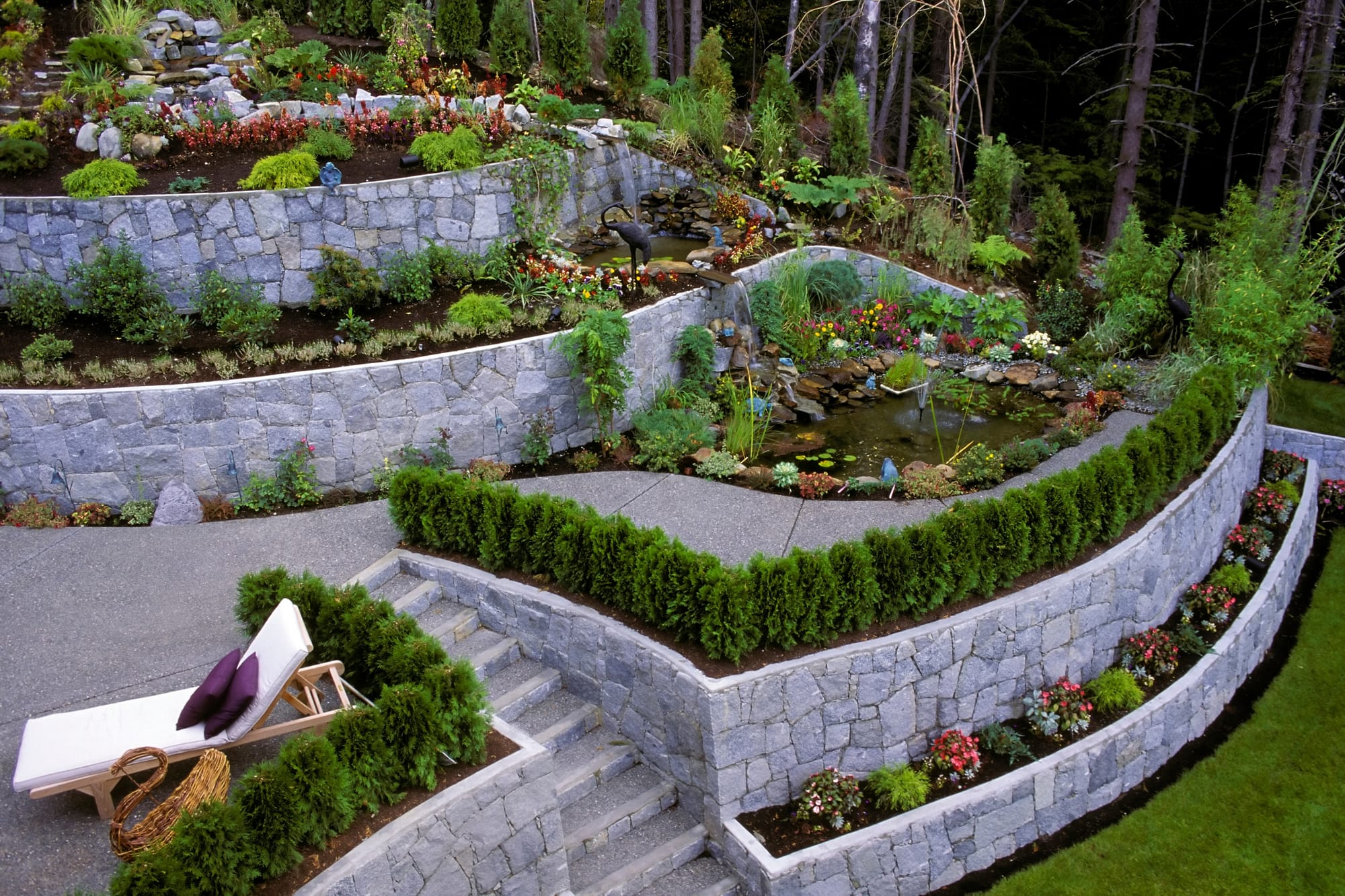 Retaining Walls project in Summit